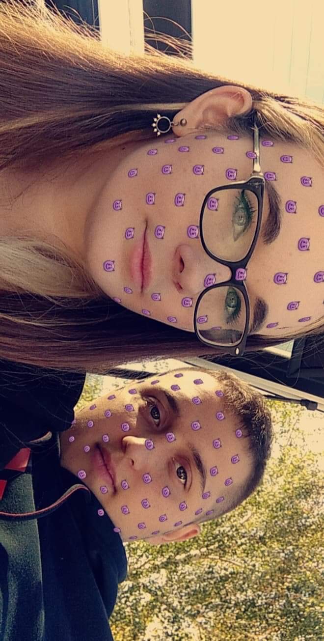 Wspólna chwila Kamila i Martynki